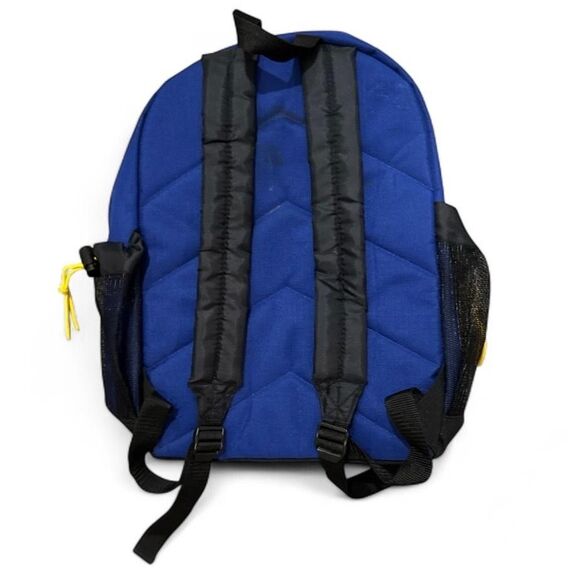 VTG HBO Backpack Monarch Luggage Blue Ripstop Fabric Daypack Mesh Pockets Bungee - Picture 2 of 8
